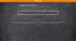 Desktop Screenshot of manga-download.com